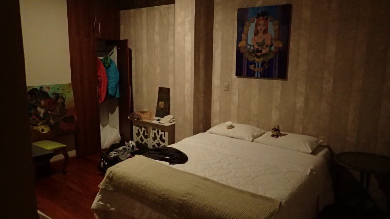 endlich nach 12 Tagen ein trockenes Bett! In Pinas war alles nass