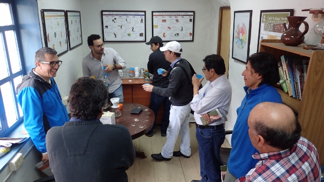 Gedr&auml;nge bei der Degustation